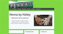 Desktop Screenshot of hennabyhailey.com